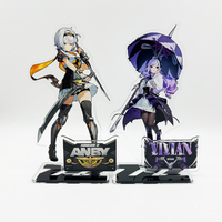 New Hot Game Zenless Zone Zero Vivian Banshee Yixuan Hugo Vlad Acrylic Stand Model Plate Keychain Desk Decor Collection gift