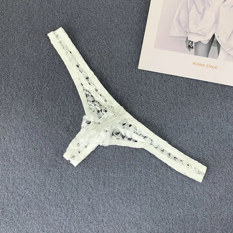 مثير بيكيني ثونغ الرجال رقيقة جدا شفافة مثلي الجنس الملابس الداخلية g-سلسلة زلة الرجال شبكة منقوشة الملابس الداخلية حجم كبير