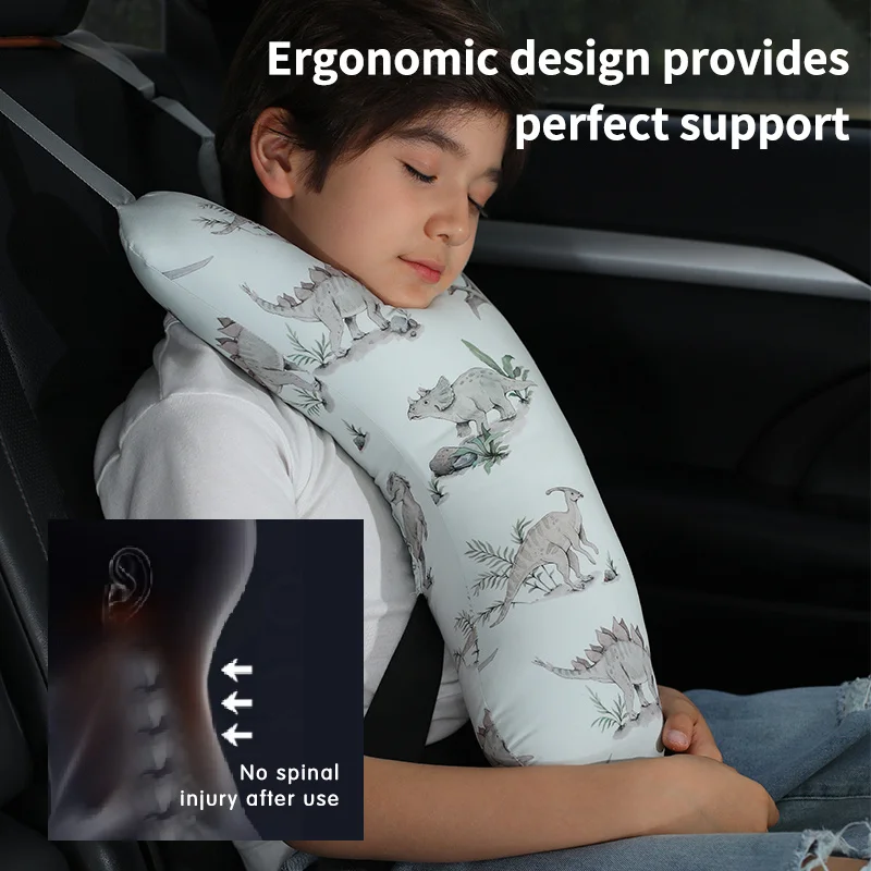 

Car Neck for Resting, a Sleep Cushion, a Y-Shaped Seatbelt Travel , Adjustable Seatbelt Shoulder Pads,