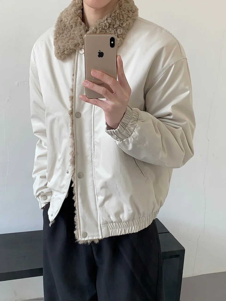 Men Women Retro Faux Fur Collar Parkas Men 2025 Winter New Thickened Warm Lapel Jacket Parkas Solid Color Long Sleeve Chic Coats