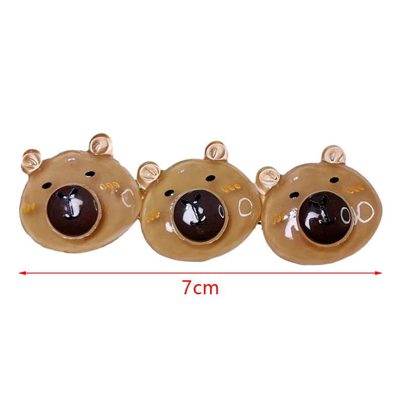 Leuke Cartoon Capybara Haarclip Creatieve Dieren Haarspeldjes Zijclips Voor Vrouwen Meisjes Mooie Zoete Haaraccessoires Hoofddeksels