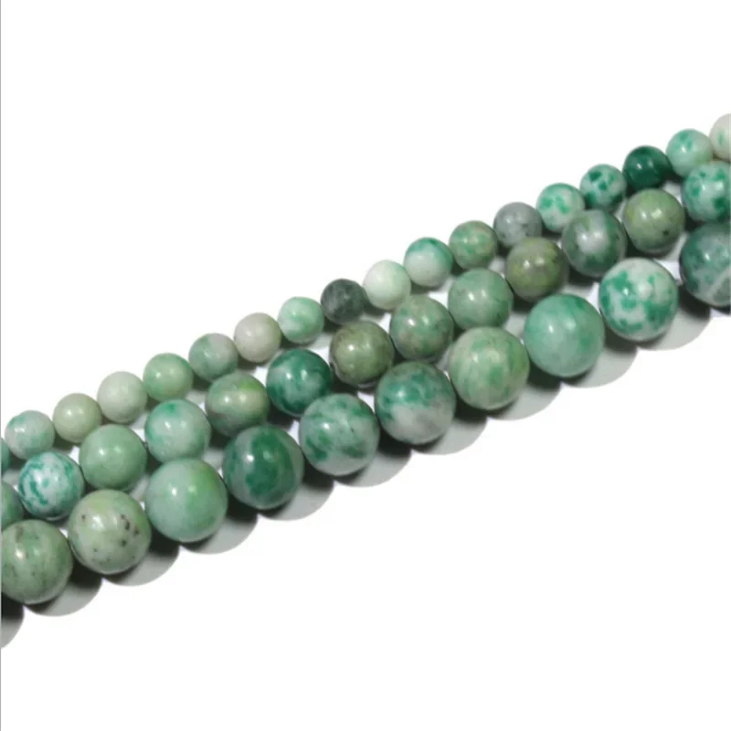 

Emerald Loose Beads Natural Gemstone Smooth Round Bead for Jewelry Making Bracelets Necklace Wholesale