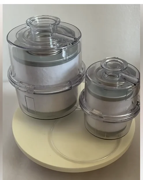 2XZ 2X series vacuum pump oil mist removal device, oil separation exhaust filter KF25 KF40 interface