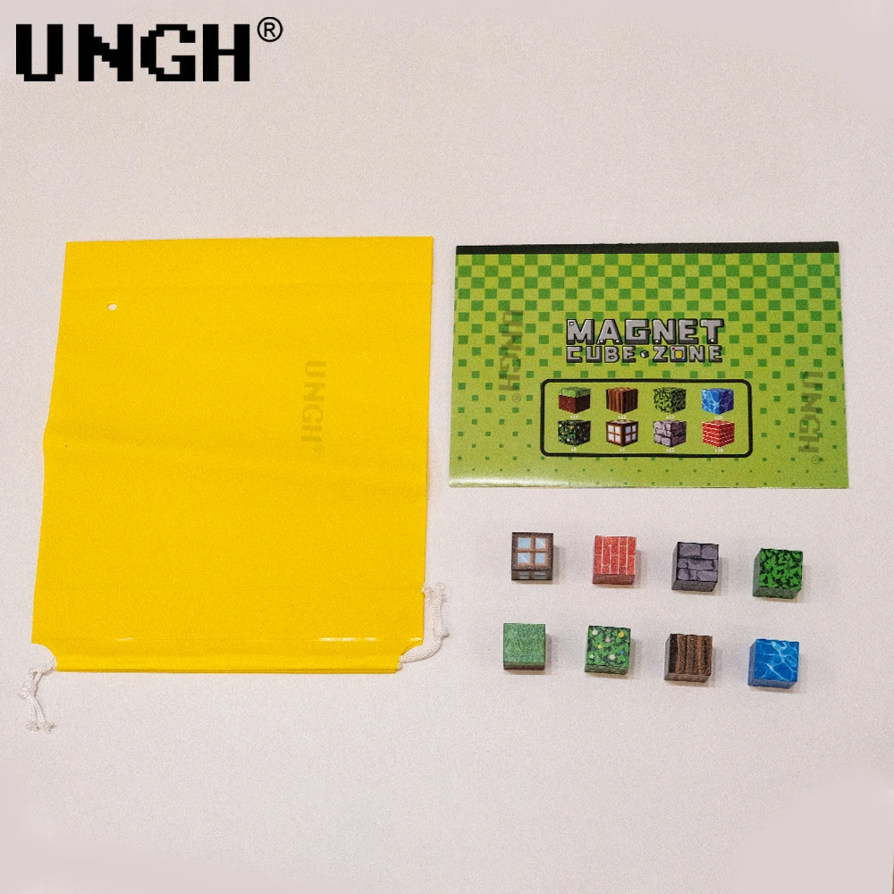UNGH 100 قطعة كتلة مغناطيسية بنة مغناطيس لغز لعبة بناء مجموعة البناء الجذعية لتقوم بها بنفسك لعبة تعليمية الهدايا