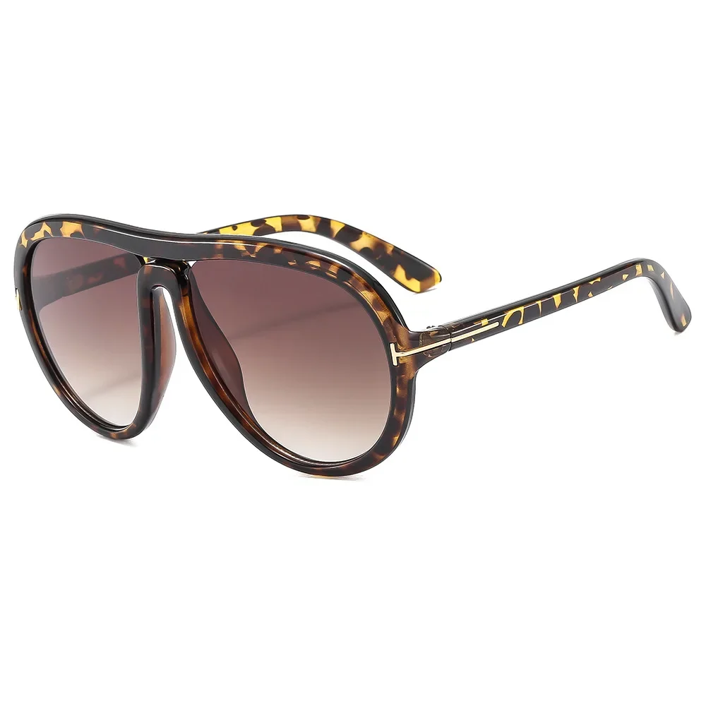 نظارات شمسية جديدة على شكل حرف T من Froggy Pilot بإطار كبير للجنسين نظارات شمسية عصرية للرجال موديل أنثى نظارات شمسية #5