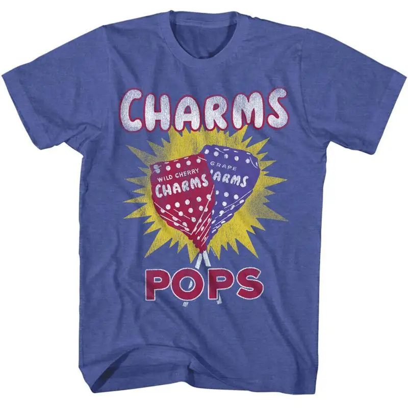 Tootsie Roll Charms Pops Wild Cherry Uva Explosión De Sabor Camiseta para Hombre