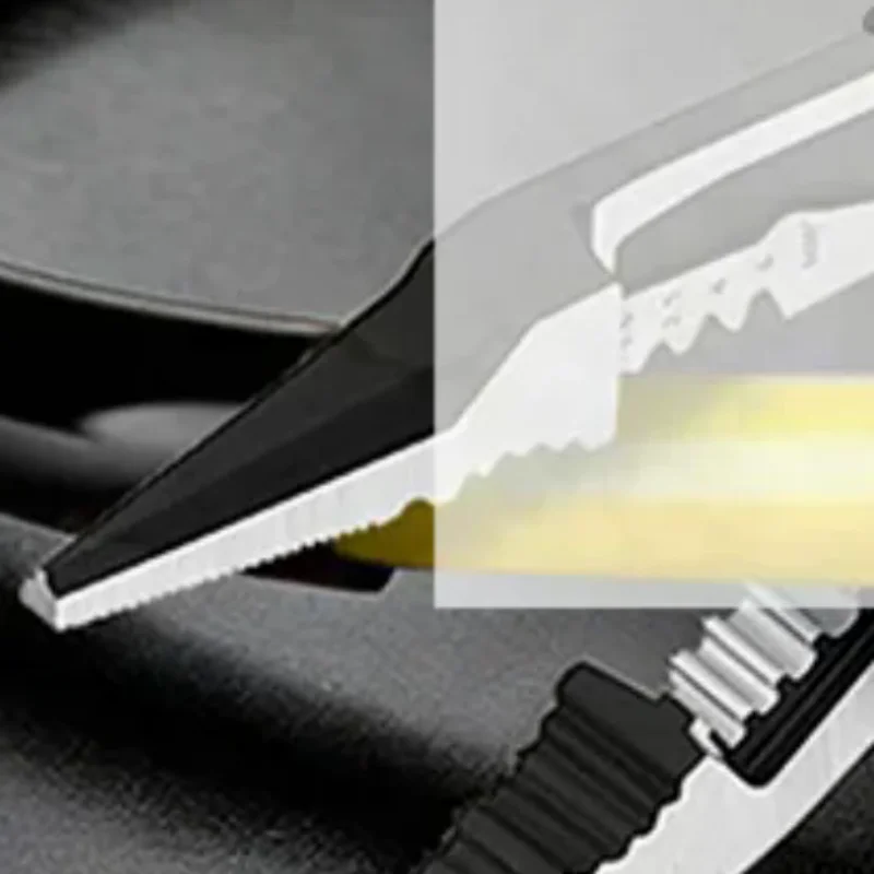Multifunctional Wire Stripping Pliers With Digital Display Voltage Testing Cable Cutting Crimping Pliers Electrician Pliers