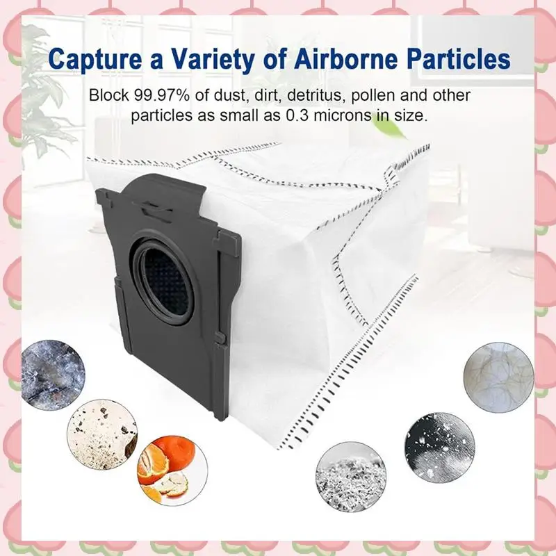 N18R كيس لجميع الغبار ل Dreame X40 Ultra/X30 Ultra/L10s Pro الترا الحرارة أجزاء المكنسة الكهربائية الكربون المنشط كيس لجميع الغبار الملحقات