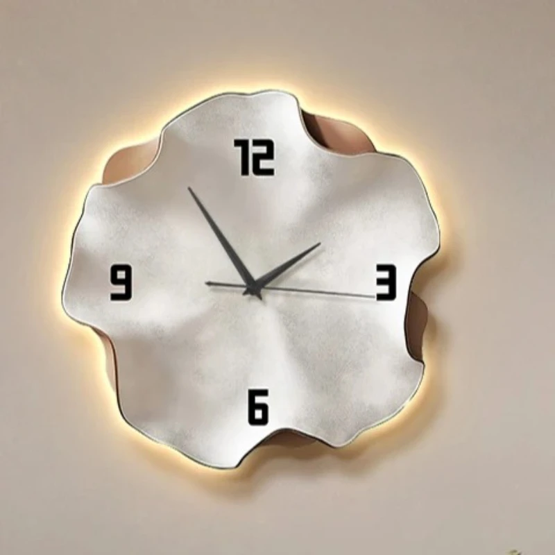 

European Premium Wall Clocks Office Elegant Aesthetic Christmas Wall Clock Living Room Luxury Horloge Murale Indoor Lighting
