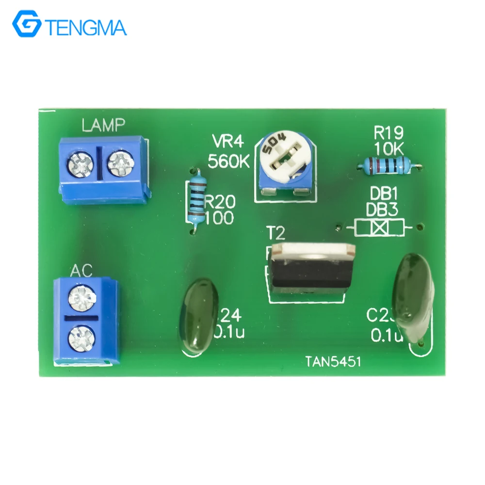 Bidirectional thyristor dimming table lamp circuit board kit temperature regulation and speed regulation DIY electronic welding