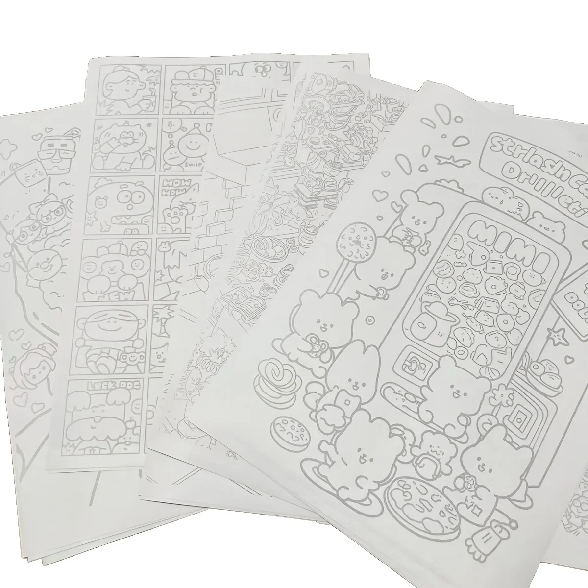 Juego de 25 plantillas de dibujo aleatorias para aliviar el estrés, controlar el uso del lápiz, practicar líneas, trazar, mejorar la concentración y las habilidades de observación