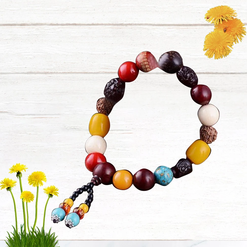 

Buddha Beads Car Pendant Premium Sturdy Car Hanging Decoration Gear Safeness Blessing Hanging Car's Gear Pendant