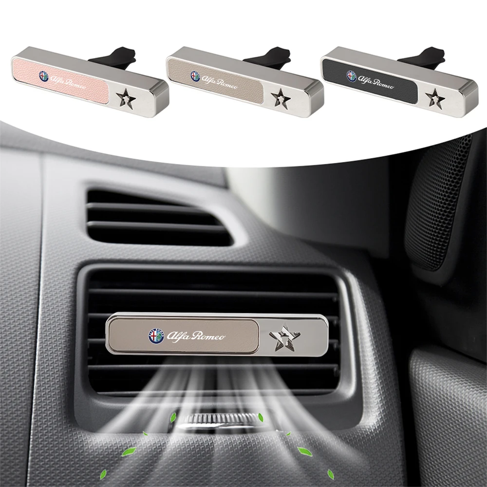 

Car Air Vent Perfume Car Air Freshener Flavoring Solid Fragrance Aroma For Alfa Romeo Giulietta GT 159 147 156 Mito Brera Tonale