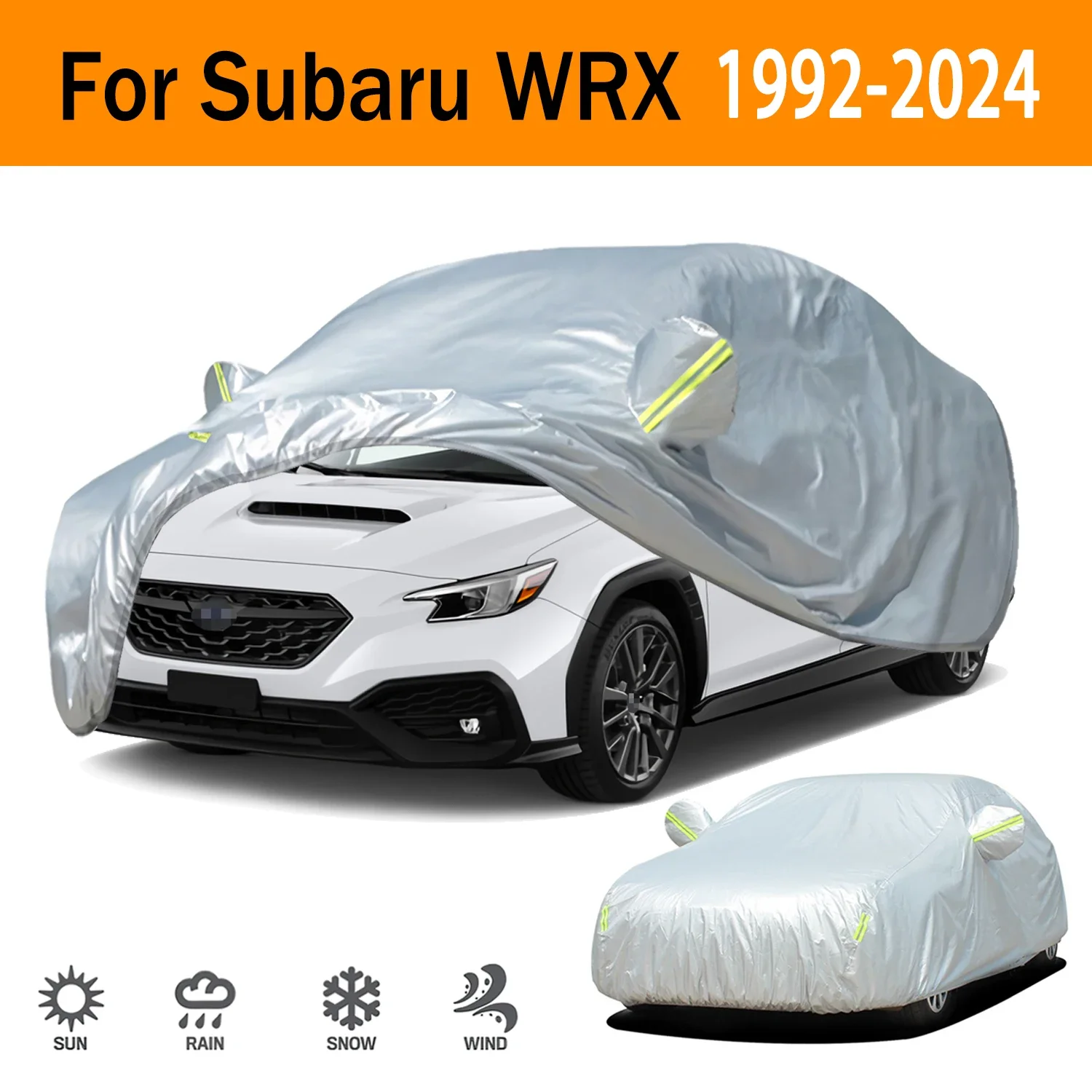 

For Subaru WRX 1992-2024Outdoor Protection Full Car Covers Snow Cover Sunshade Waterproof Dustproof Exterior Car accessories