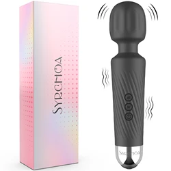 Quiet Powerful AV Vibrator Magic Wand Clitoris Stimulator Silicon Sex Toys for Women G spot Massager Adult Female Erotic Product