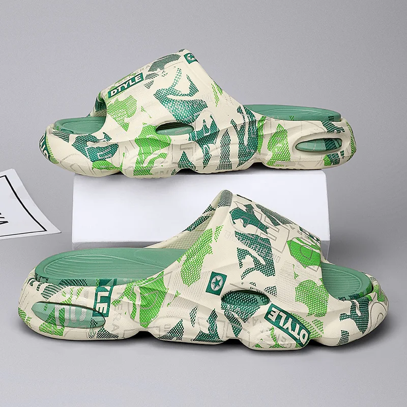 High Quality Men Women Slippers Indoor Outdoor Sandals Beach Thick Soft Sole Slides Men Casual Shoes Flip-flops Home Slippers