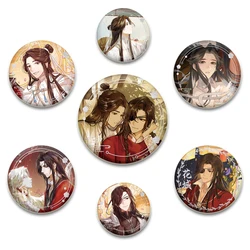 32/58MM Anime Tian Guan Ci Fu Heaven Official’s Blessing Brooch on Backpack Hua Cheng Xie Lian Cosplay Badge Pins Jewelry Gifts