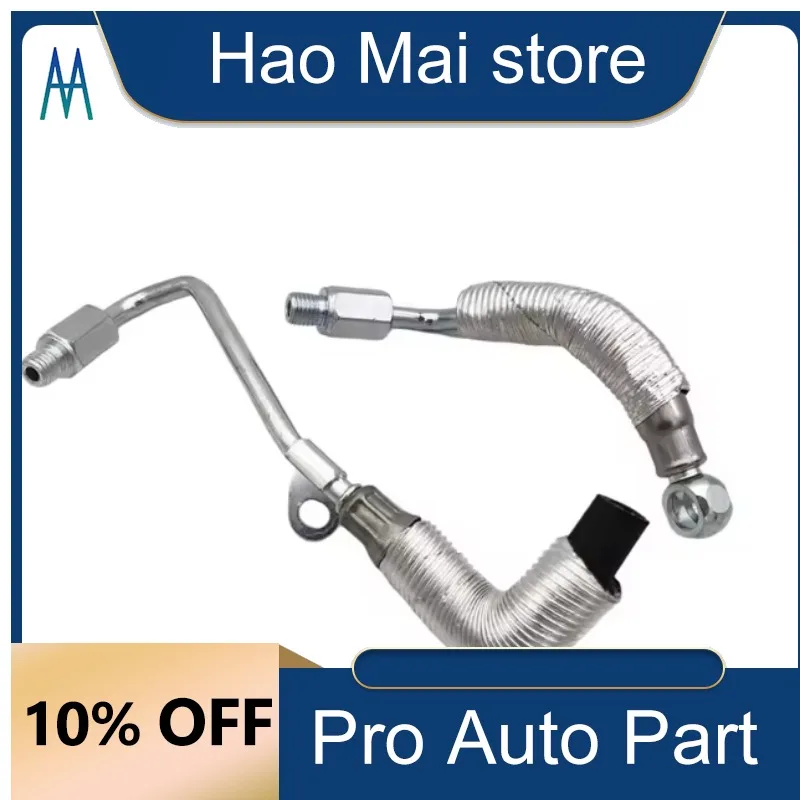 

55568031 55567067 2PCS Turbocharger Coolant Feed Water Pipe&Return Pipe Kit For Vauxhall Opel Adam Astra Meriva B Zafira