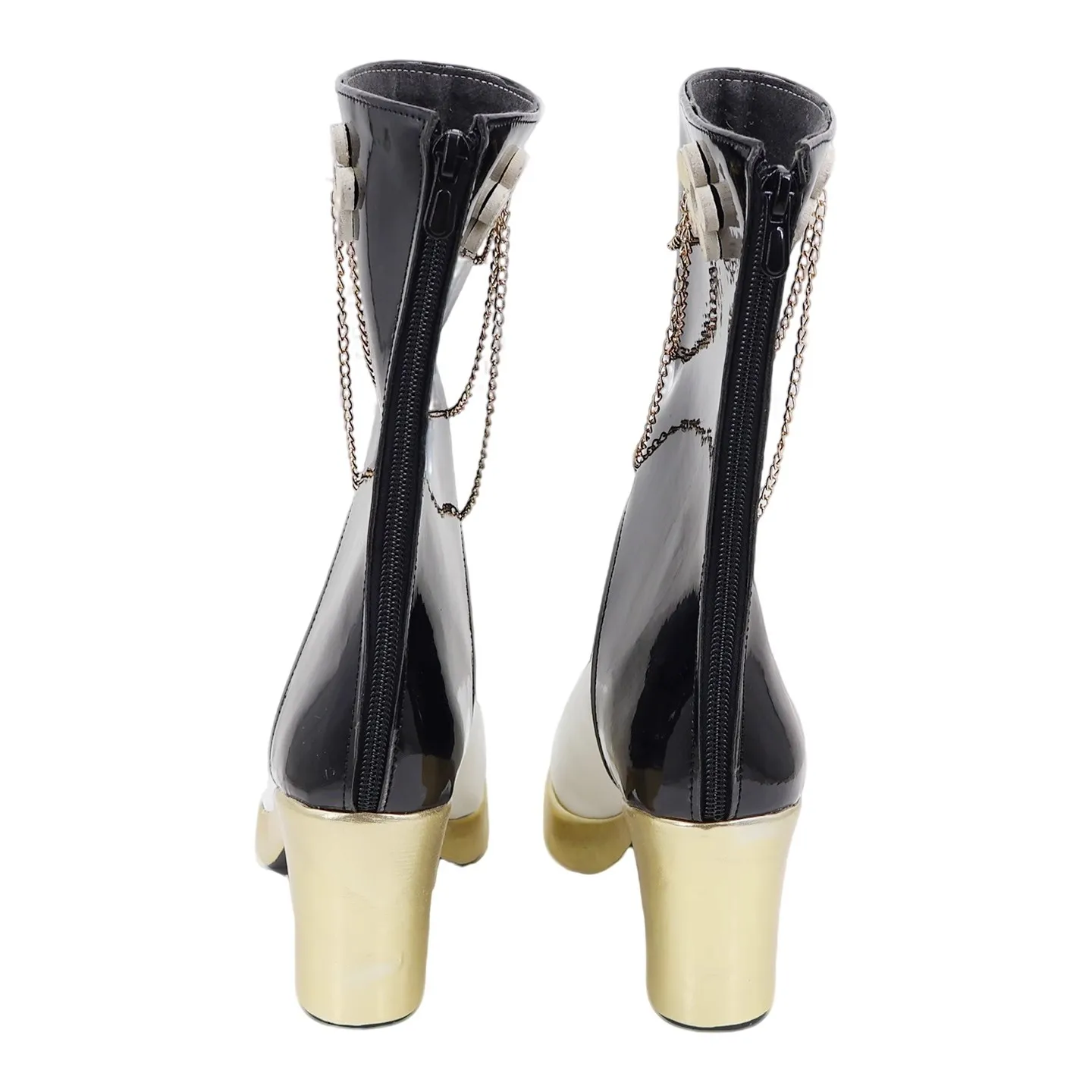 Kpop Huntrix ミラコスプレ靴アニメハロウィンパーティー悪魔ハンター女性男性衣装小道具アクセサリーカスタムメイドブーツ