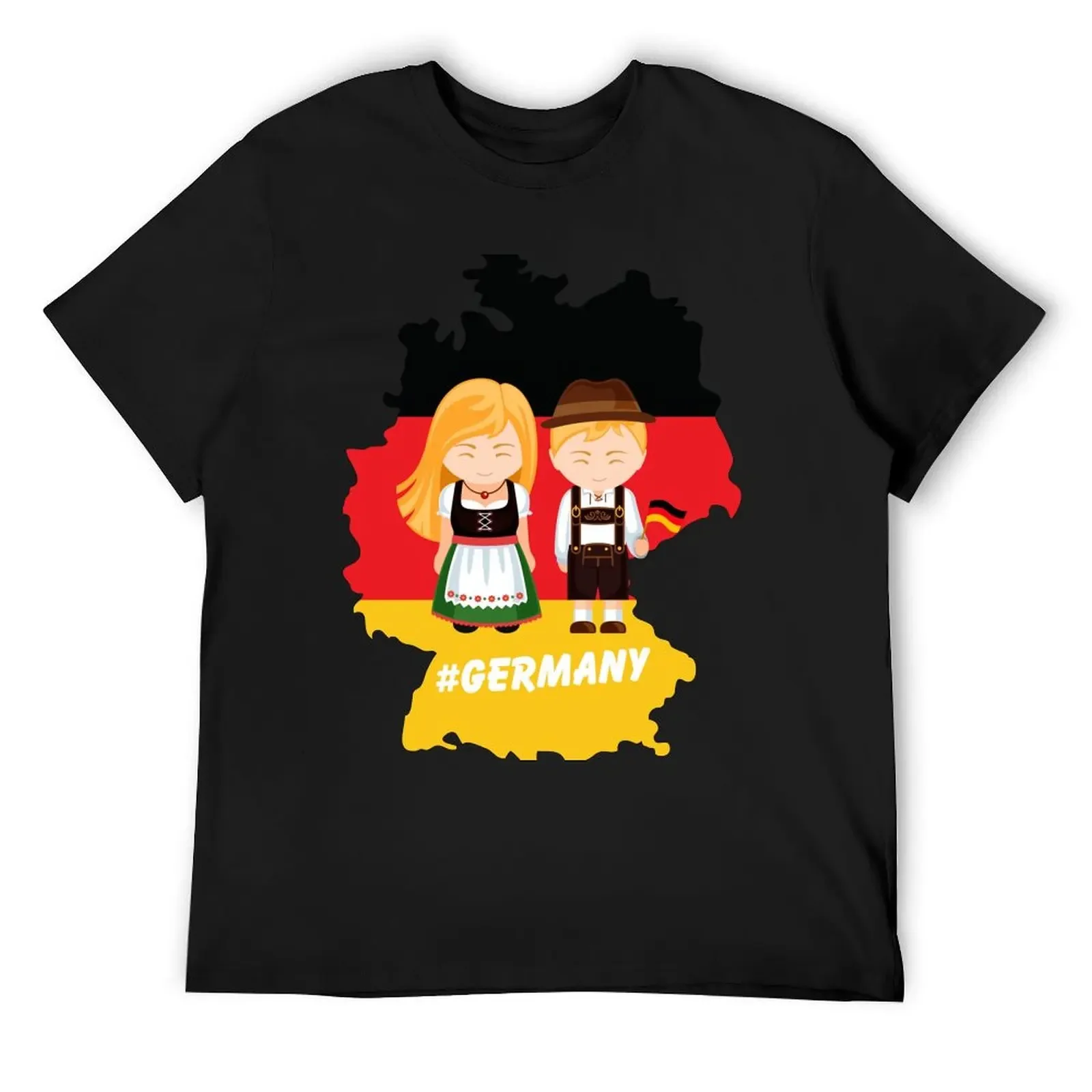 

Germany Flag Map T-Shirt customizeds oversizeds vintage graphic tee graphic shirts Men's clothing