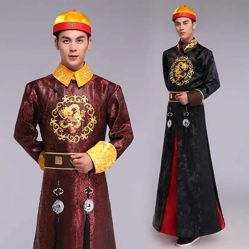 

Bejing Forbidden City ancient court Robe Later Jin Dynasty Prince Performance costume Manchu Young Minister Beile Gown Clothing