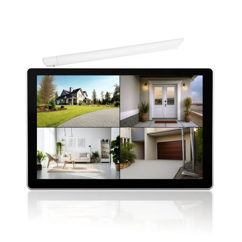 2025 NVS010+4*IPC065 HD 5MP Two Way Audio Full Color Night Vision Humanoid Tracking Wifi Alarm System Wireless NVR Kit