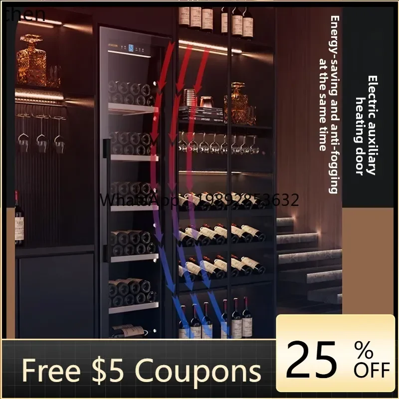 

BG. wine cabinet constant temperature cabinet ice bar home living room office large capacity ultra-thin embedded refrigerator