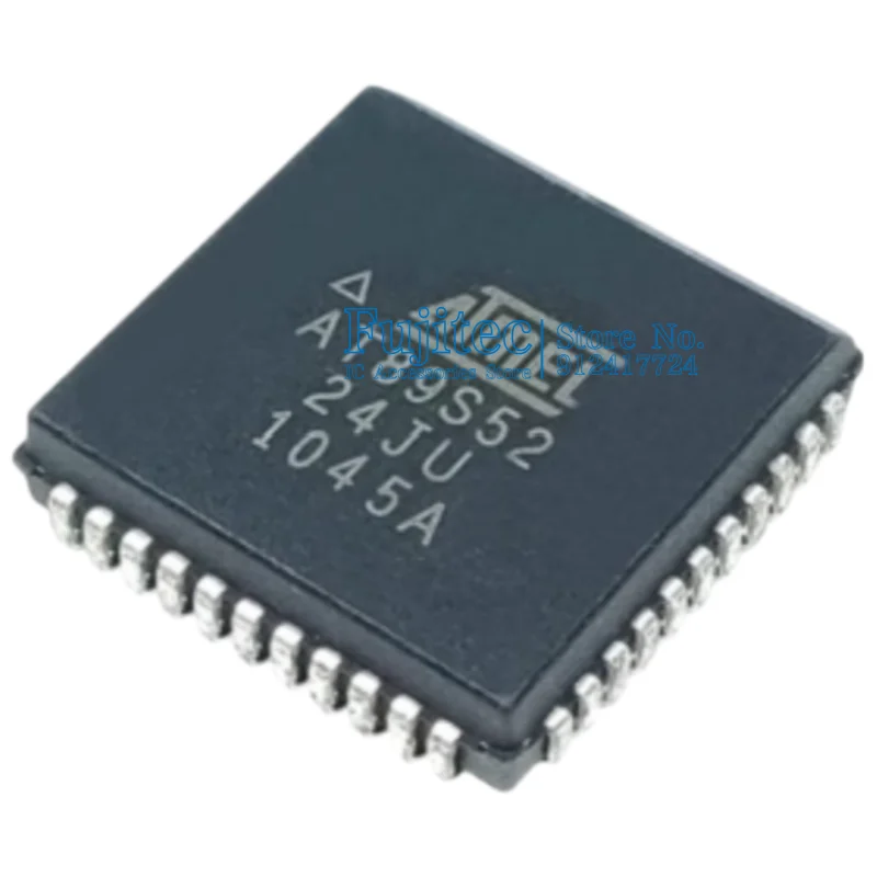 1PCS AT89S52-24JU microcontroller -MCU AT89S52 single chip PLCC44 AT89S52-24 AT89S52 PLCC44