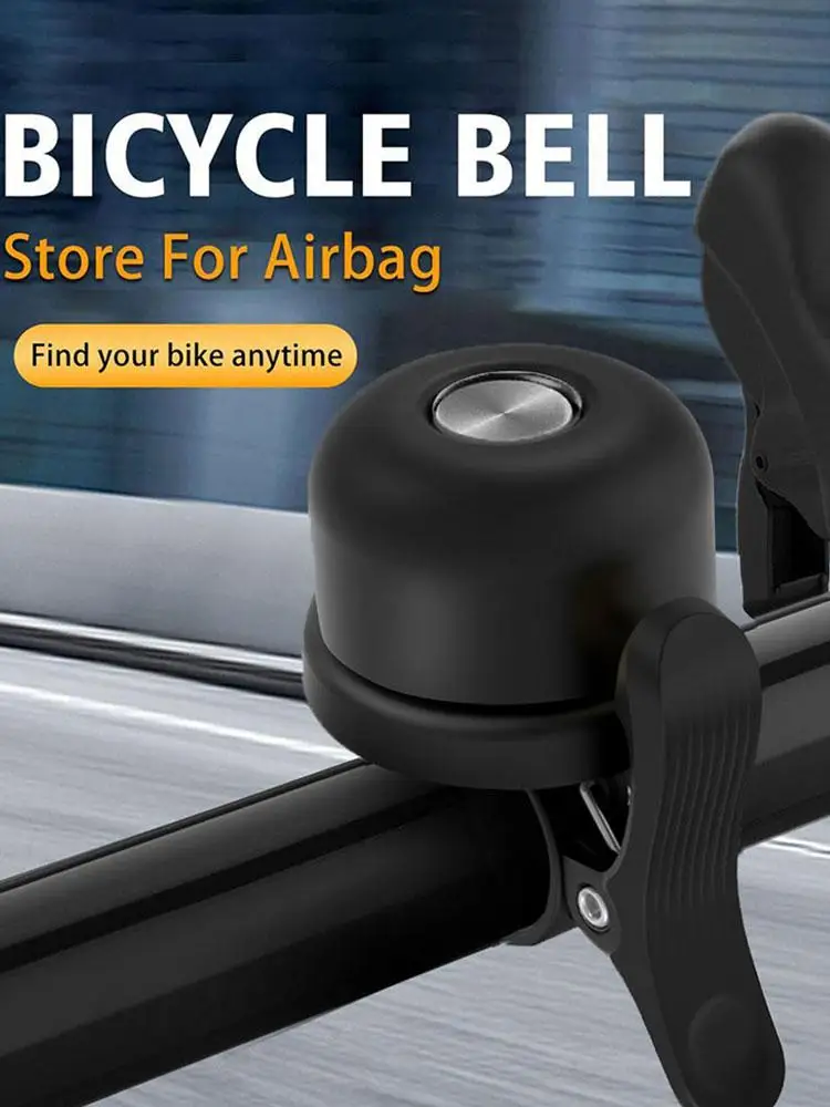 AliExpress Bicycle Handle Mounted Bell For AirTag Anti-loss Storage Case Anti-theft Positioning Bell Holder Motorcycle Navigation Accessory