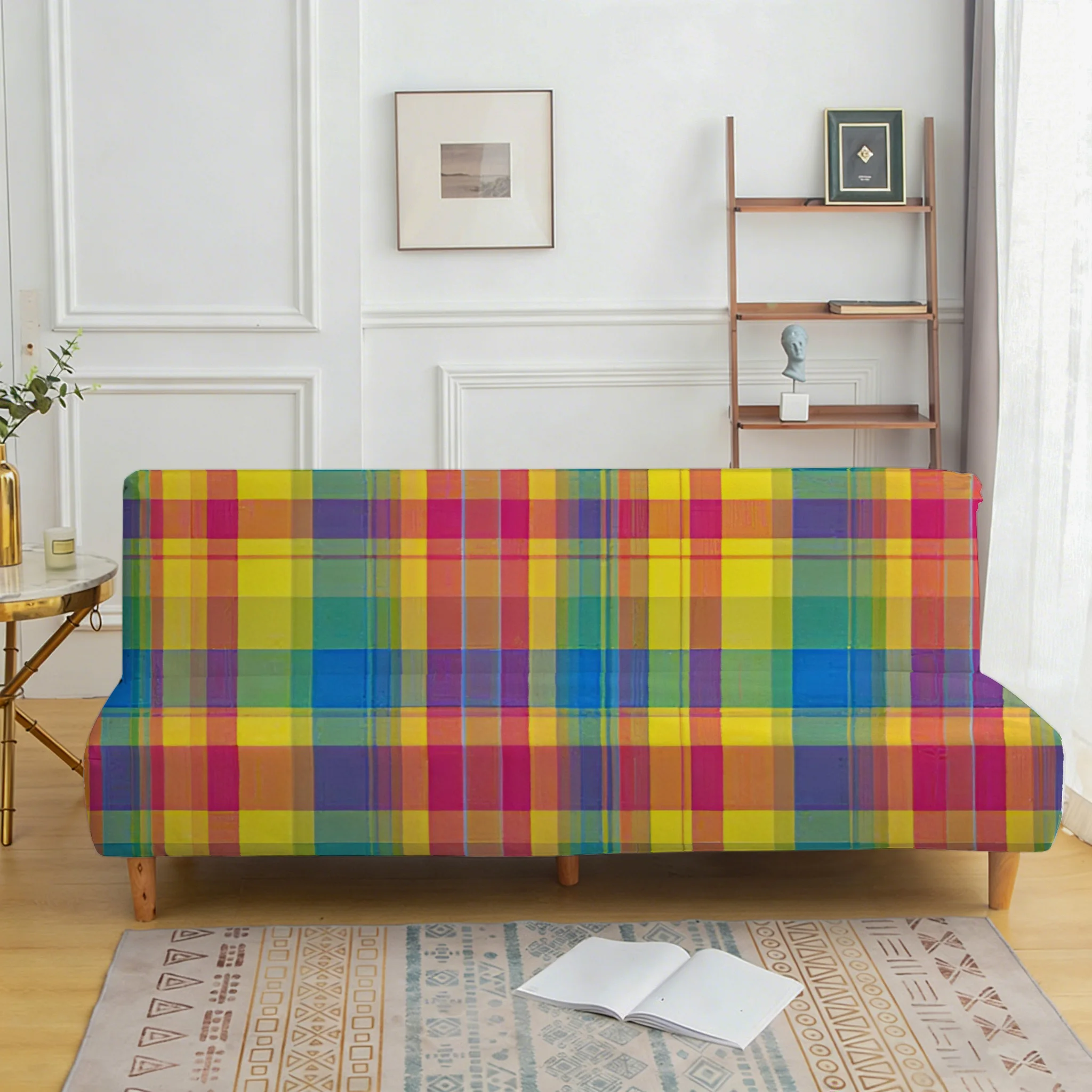 All-inclusive elastic sofa bedspread, dopamine burger sofa bedspread, easy installation and machine washable