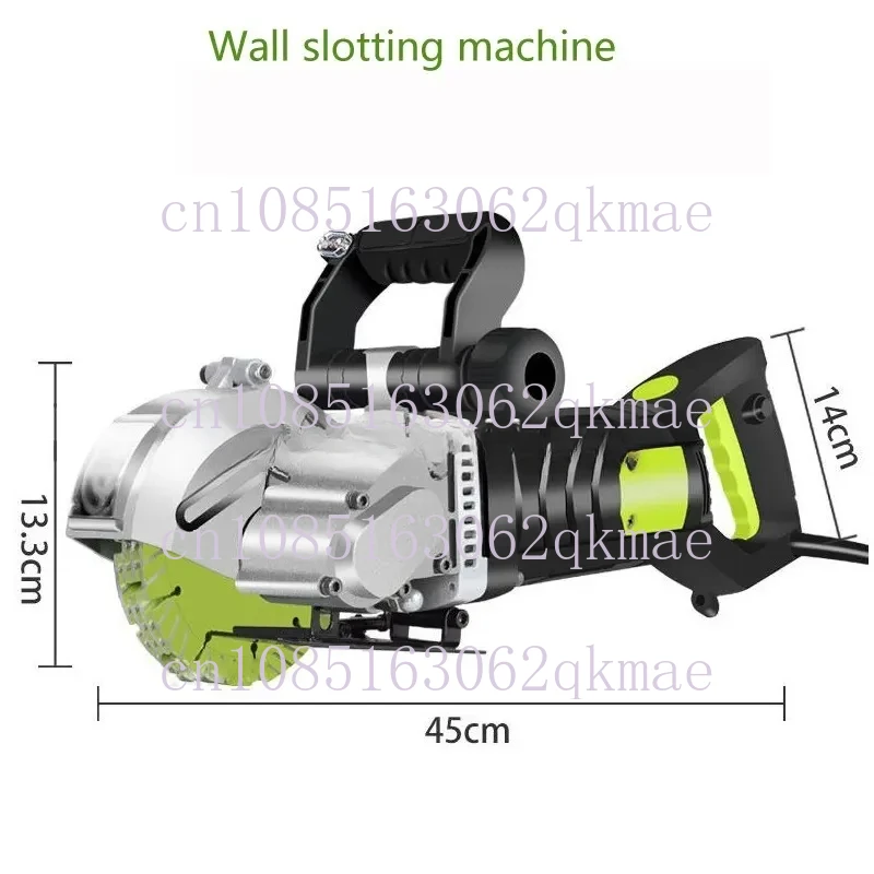 Electric Wall Chaser Groove Cutting Machine Wall Slotting Machine Dustproof and Laser Sighting Steel Concrete Circular Saw