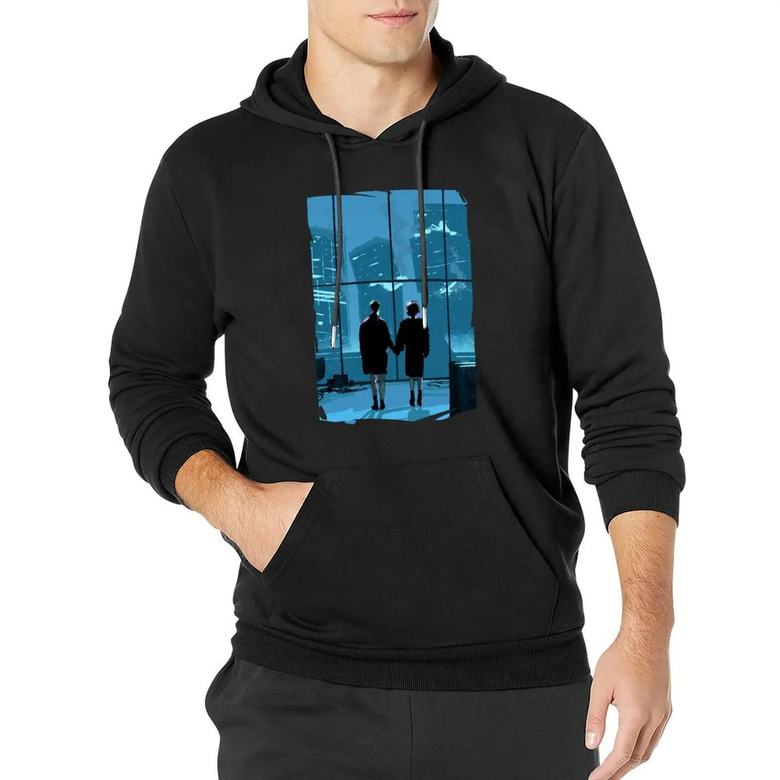 Fight Club Pullover Hoodie autumn clothes anime clothing fashion men tracksuits