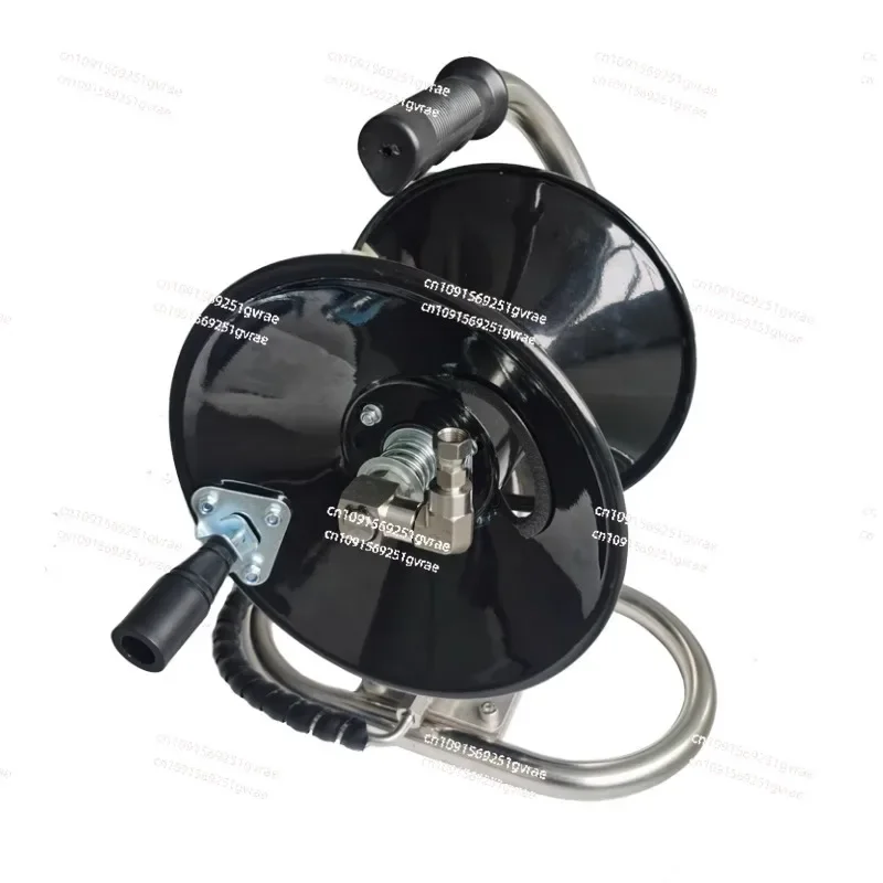 

Portable High-pressure Pipe Reel, Dredging Hand Reel, Collector, Car Washing Machine High-pressure Storage Rack