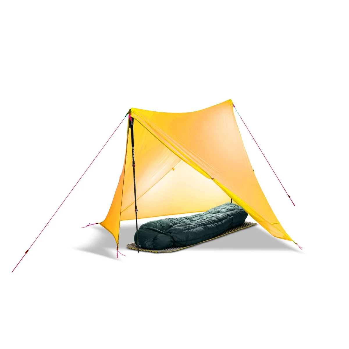 20D Silnylon Ultralight Flysheet Outdoor Camping namiot wodoodporny Rainfly podwórku ochrona UV osłona przeciwsłoneczna baldachim pułapka jesień