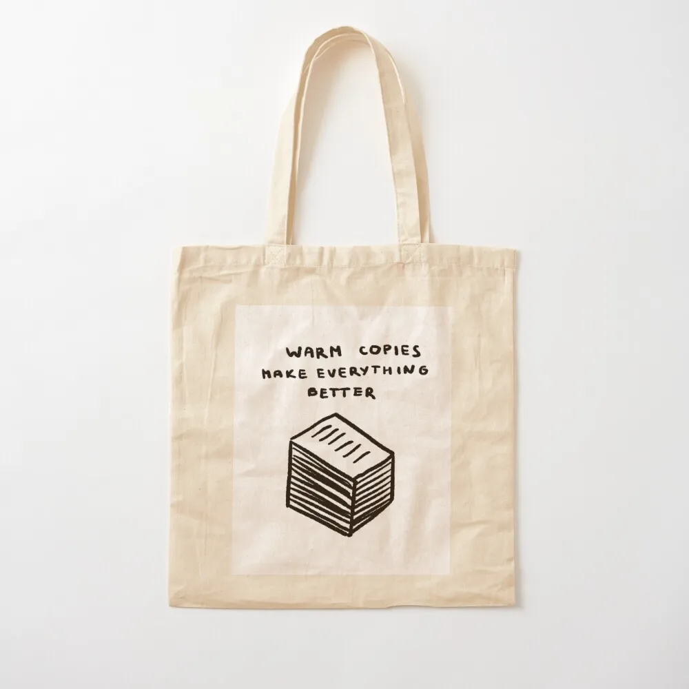 

Warm Copies Make Everything Better Tote Bag tote bags aesthetic shopper bags for women shopper bag woman Canvas Tote Bag