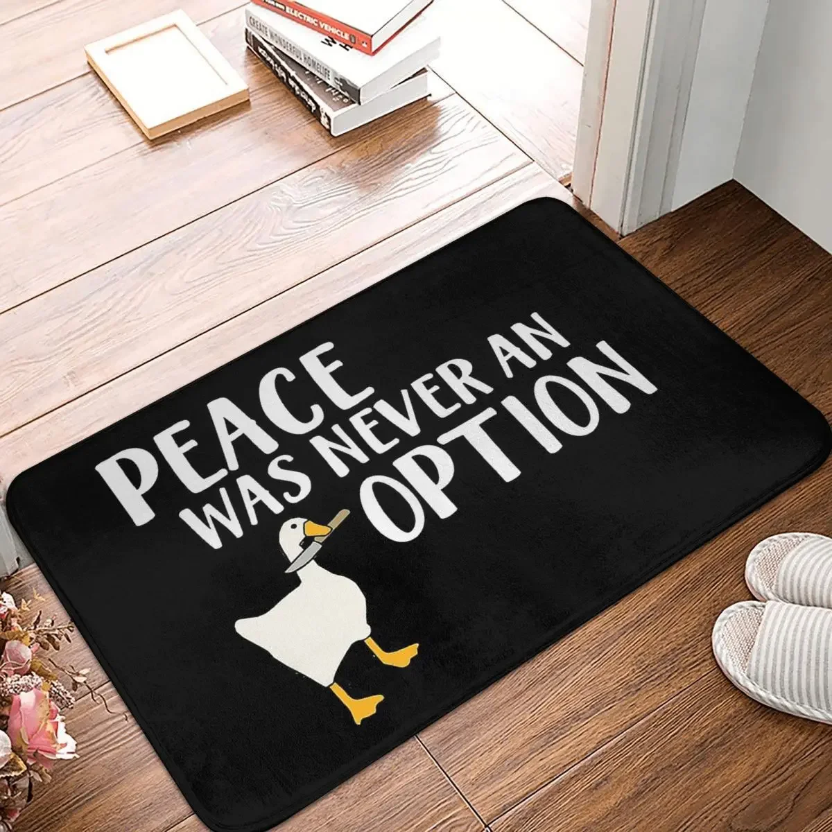 Honk Honk Goose Non-slip Doormat Goose Game Wording Living Room Kitchen Mat Outdoor Carpet Indoor Modern Decor