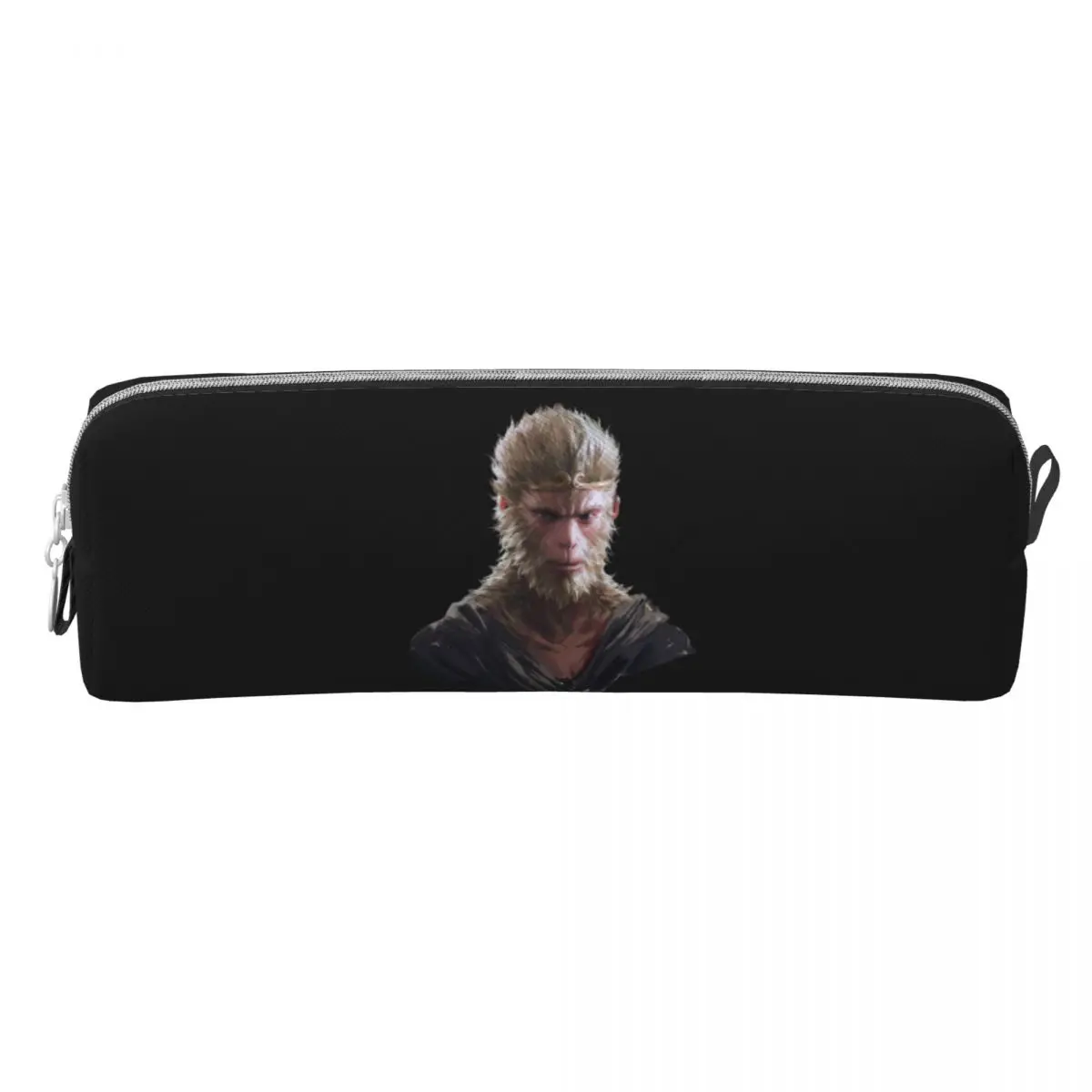 Black Myth Wukong Monkey King Pencil Case Big Pencil Box Kids PU Leather Cute School Pencil Cases Custom Supplies