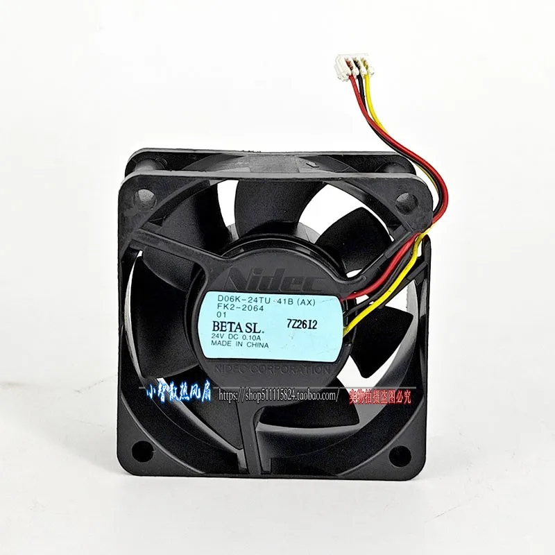 ORIGINAL D06K-24TU 41B (AX) 24V 0.10A 6025 60*60*25mm NEW COOLING FAN RADIATOR