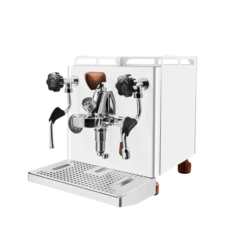 Commercial E61 rotary pump coffee machine independent double boiler PID dual temperature control commercial solenoid
