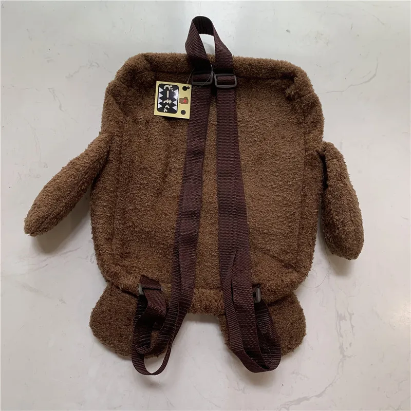 Domo kun mochila de pelúcia para crianças mulheres homens kawaii bonito sacos dos desenhos animados anime mochila escolar mochila bagpack