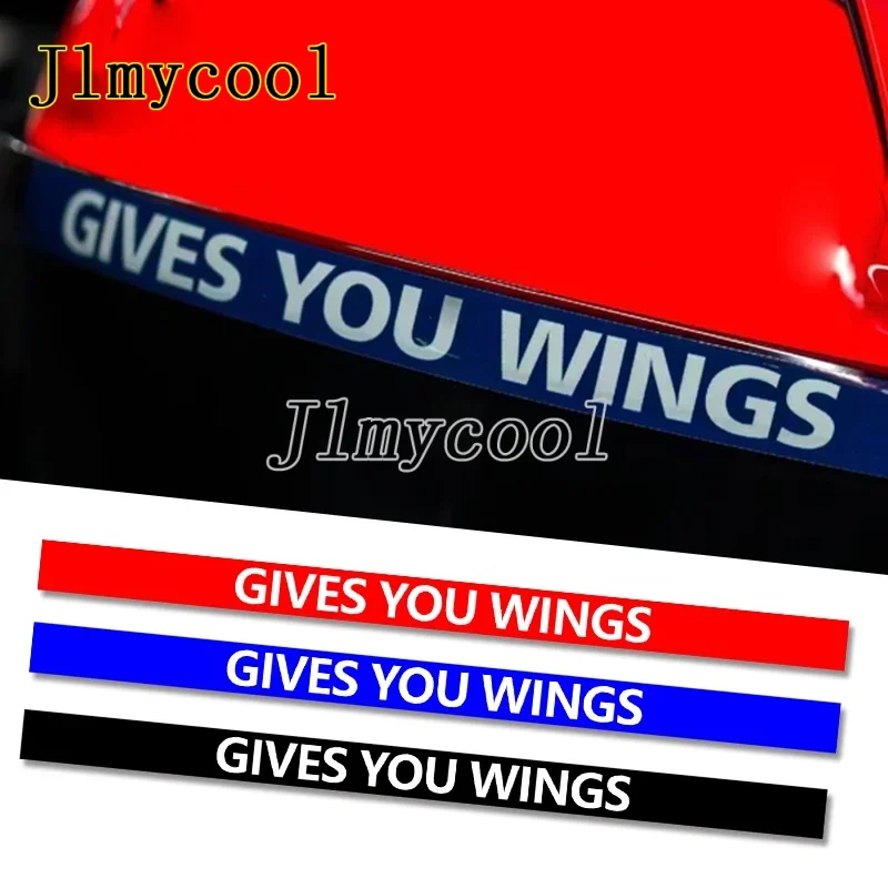 

New GIVES YOU WINGS Stripe Motorcycle Helmet Visor Lens Stickers Waterproof Vinyl Decals for SHOEI Z8 LS2 AGV K5 K5S K3SV K1 K1S