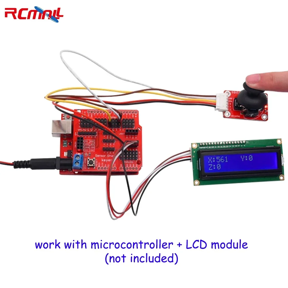 Joystick Breakout Modul Shield Dual-Axis Thumb Game Button für PS2 Game Controller für Arduino Micro:bit