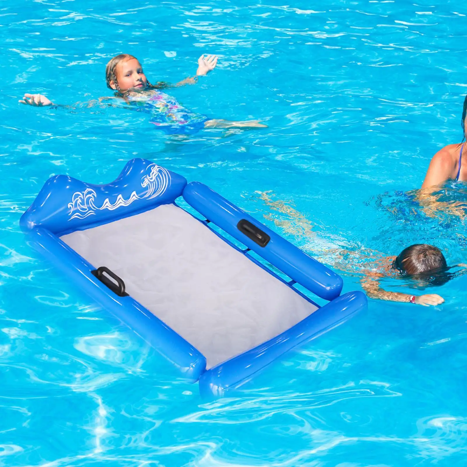 Amaca galleggiante per adulti Amaca galleggiante multiuso per piscina Drifter per viaggi Rilassanti Famiglia Spiaggia Lago Nuoto Cortile