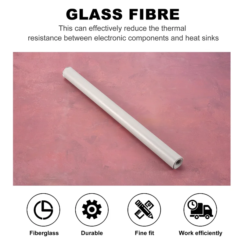 AY14 -BM120 Pad Coated Fiberglass Thermal Silicone Pad For Heat Sink IGBT MOS Transistor