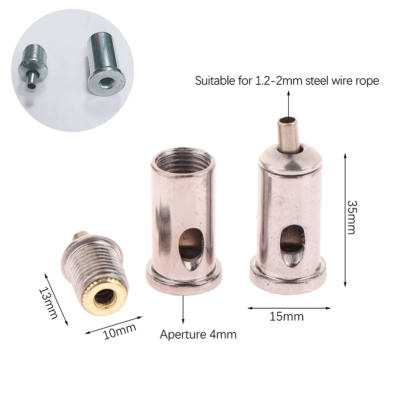 5 buah tali kawat dapat disesuaikan penjepit tali kawat Tensioner Panel lampu fitting pencahayaan dengan tempat lilin fitting perangkat keras sucen