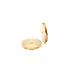 Mini engranaje de cobre de 0,3 M, 28/30/40/41/45/48/60 dientes, 2/3MM, engranaje recto de cobre mecánico DIY