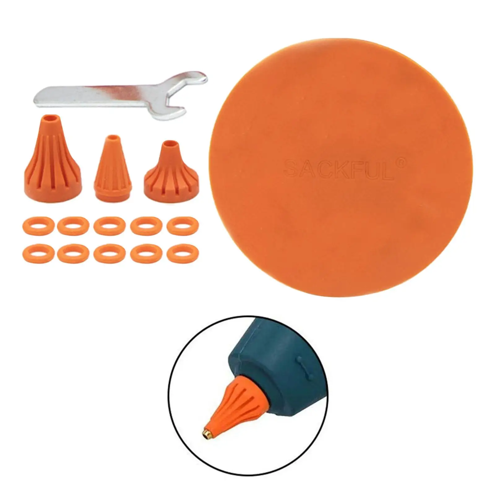 Hot Glue Machine Accessories Easy to Install Replacement Repair Parts Wrench