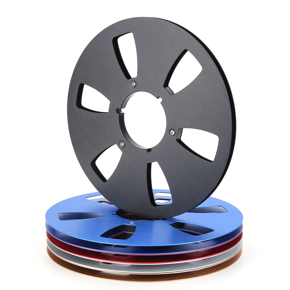 رف مشغل كاسيت فارغ 10.5 بوصة مقاوم للانحناء 6 فتحات ملحقات بديلة مقاومة للاهتراء لـ Studer ReVox/TEAC/BASF