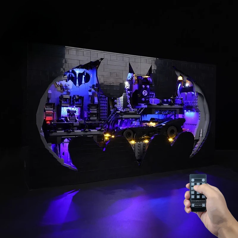 

Набор светодиодных светильников без модели, подходящий для LEGO Batman Batcave Shadow Box 76252 (кроме строительных блоков)