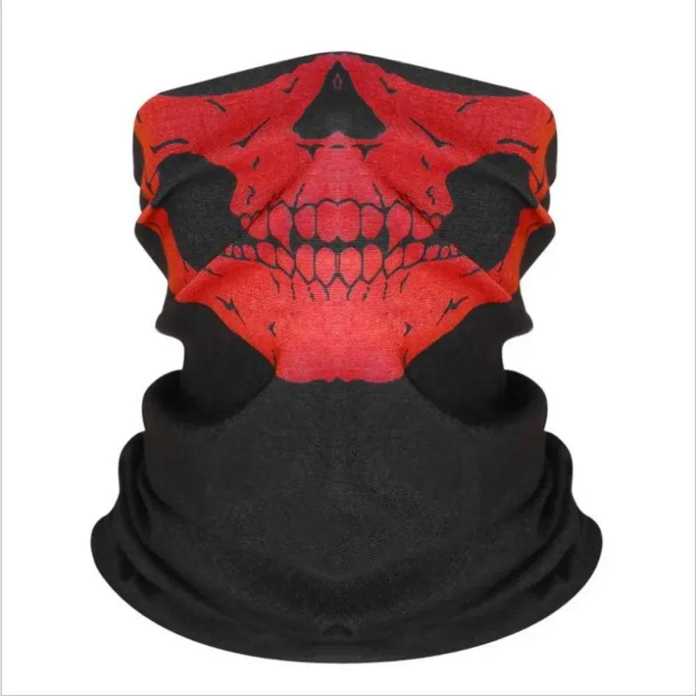 New Scarf Skull Men Balaclava Windproof Breathable Ski Mask Face Cover Cycling Caps view 4